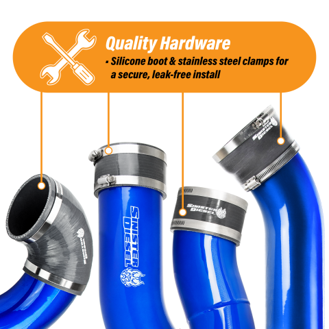 Image 3: Sinister Diesel Cold Air Intake for 2007.5-2012 Dodge/Ram Cummins 6.7L